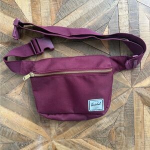 Herschel Supply Burgundy Belt Bag